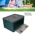 thumbnail image 4 of Outdoor Folding Storage Box, Large Capacity Strong Mechanical Performance Plastic Collapsible Storage Bin Thickened  for Car for Camping Green Large, 4 of 7