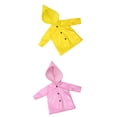 thumbnail image 2 of 2 piezas de ropa para muñecas Zulema chubasquero color caramelo 18 pulgadas Traje impermeable, 2 of 3