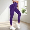thumbnail image 4 of UngA High Waisted Leggings for Women Full Length Soft Tummy Control High Waisted Yoga Pants for Athletic Workout Women Leggings Red,M, 4 of 5