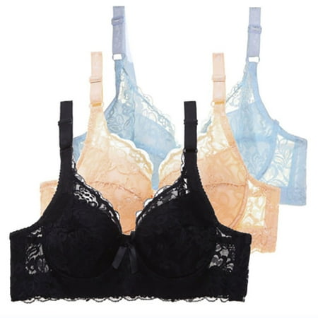 Pavied Minimizer Bras Bralettes for Women Feelingirl Bra High Support Bras Adjustable Strap Full Coverage Up Bras Seamless Bras Womens Bras Light Blue 38