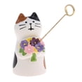 thumbnail image 1 of kusrkot 2x1/12 Maison de Poupée Miniature Chat avec Modèle de Fleur Ornement de Bureau Cadeau, 1 of 7
