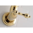 thumbnail image 4 of Kingston Brass KS3102AL Restoration Wall Mount Pot Filler Kitchen Faucet, Polished Brass, 4 of 5