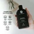 thumbnail image 2 of Hypegiene Activated Charcoal Face & Body Wash With Tea Tree Oil  Paraben Free Vegan Shower Gel 10.1oz, 2 of 4