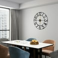 thumbnail image 4 of 24'' Large Vintage Wall Clock Battery Powered Non-Ticking Indoor Outdoor 60cm US, 4 of 12