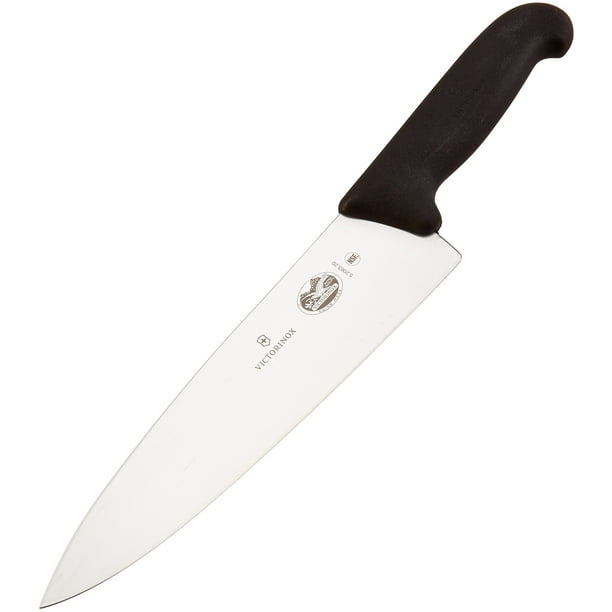 Cuchillo de chef Victorinox, hoja de 8 pulgadas, acero inoxidable con alto contenido de carbono