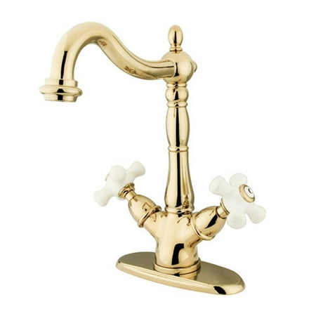 UPC 663370022388 product image for Kingston Brass KS1492PX Two Handle Vessel Sink Faucet with Optional Cover Plate | upcitemdb.com