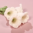 thumbnail image 2 of Llavero tejido a crochet TUNC flor de lirio de los valles para mochila escolar, 2 of 3