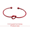 thumbnail image 4 of Sonducket Brazalete de brazo, joyería de Metal, exquisito brazalete para mujer, adorno para el cuerpo, adorno de mano, para brazos con forma Ropa, zapatos y accesorios Miscelánea Nudo, Rojo, 4 of 6