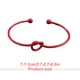 thumbnail image 4 of Sonducket Brazalete de brazo, joyería de Metal, exquisito brazalete para mujer, adorno para el cuerpo, adorno de mano, para brazos con forma Ropa, zapatos y accesorios Miscelánea Nudo, Rojo, 4 of 6