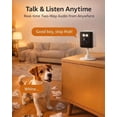thumbnail image 5 of GBIUT 2K Home Security Camera, 2.4/5GHz Wi-Fi Indoor Camera for Dog/Pet/Nanny/Baby with US Phone App, Smart Search, Color Night Vision, 2 Way Talk, Human Detection, 5 of 8