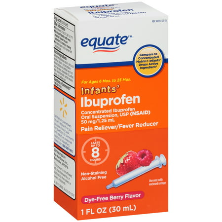 equate Berry Flavor pour nourrissons Ibuprofen, 1 fl oz