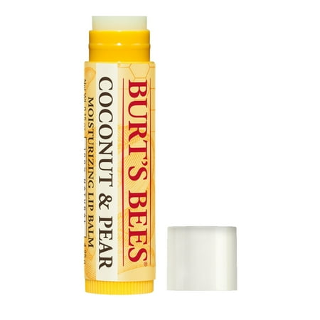 Burt's Bees 100% Natural Moisturizing Lip Balm, Coconut & Pear, 1 Tube