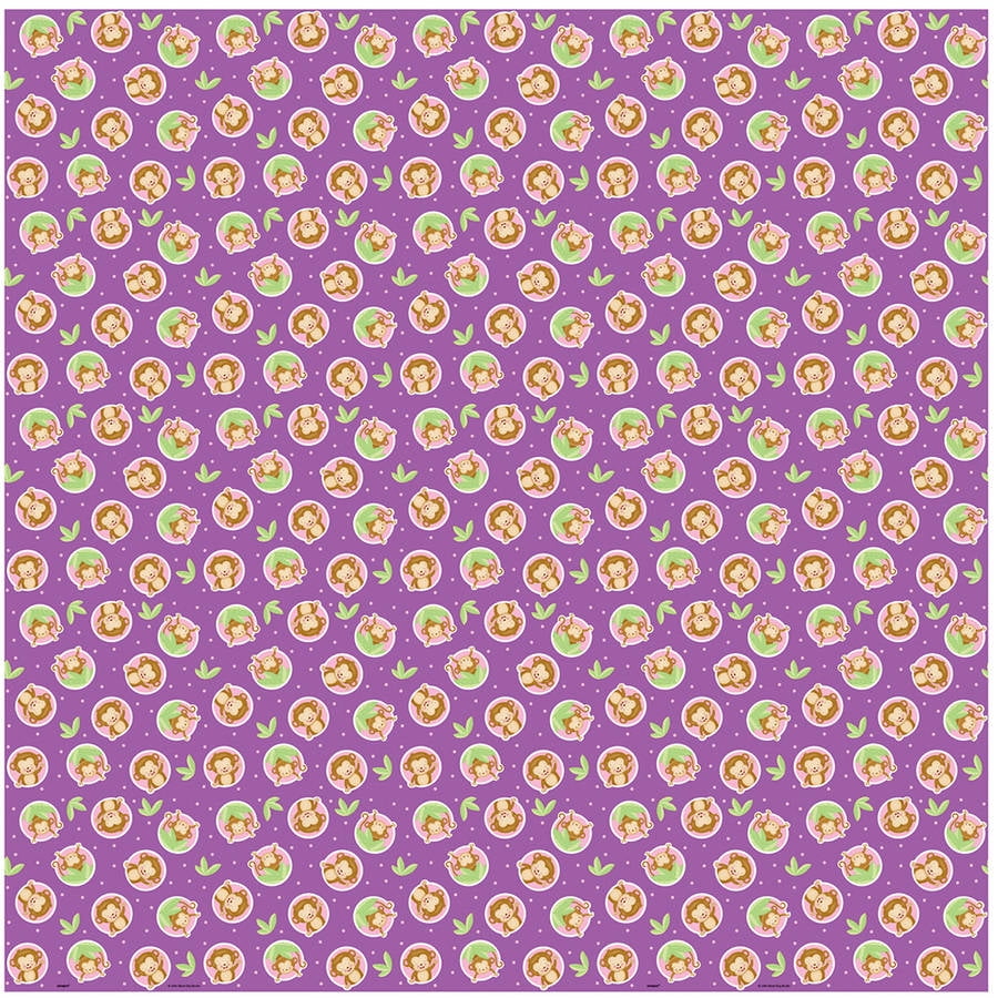monkey wrapping paper