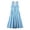 Blue, variant on Summer Dresses for Women Linen Sleeveless Tank Maxi Dress Half Button Plaid Long Dress with Pockets Casual Travel Vacation