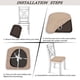 thumbnail image 4 of Stretch Stolskydd för Matrum Avtagbar Tvättad Beige, 4 of 5