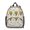 Sunflower and Bucket, variant on Sunflower and Plank White Pattern Backpack for School, Cute School Bag with Adjustable Shoulder Straps and Padded Back, 13.8"x11.4"x6"