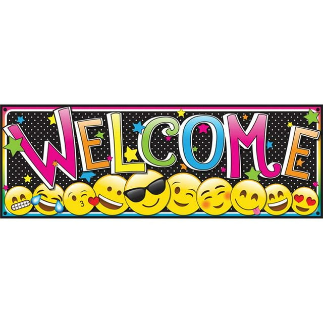 Ashley Productions ASH11310BN 6 Each Emoji Magnetic Welcome Banner
