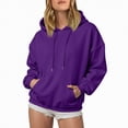 thumbnail image 2 of Godom Womens Oversized Hoodies Fleece Sweatshirts Fall Fashion 2025 Pullover Winter Clothes, 2 of 6