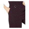 thumbnail image 3 of MICHAEL KORS Womens Black Printed Sleeveless Straight leg Jumpsuit Size: 10, 3 of 4