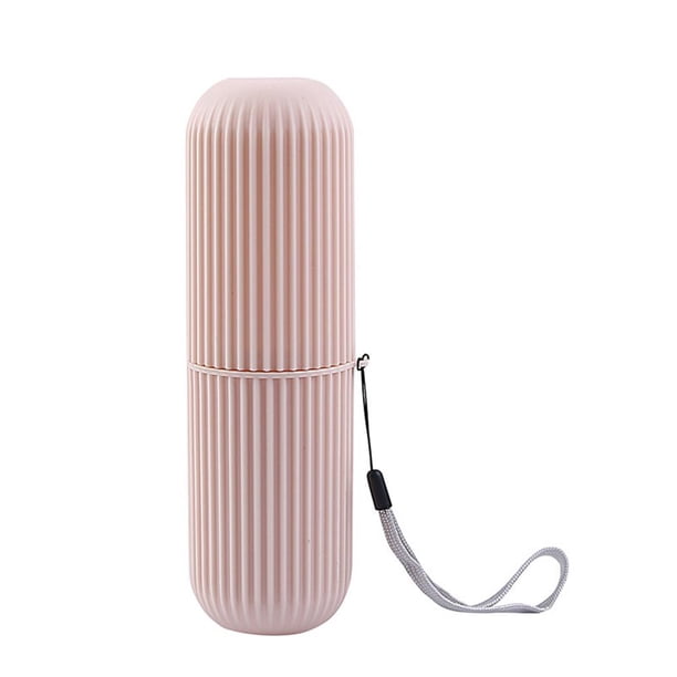 Bearachild Caja portátil de viaje para cepillos de dientes, soporte para de dientes, caja de almacenamiento, taza de lavado, estuche para cápsulas Almacenamiento y organización del hogar Bearachild HA024368-00