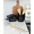 thumbnail image 4 of AuldHome Design Farmhouse Enamelware Recipe Box (Black); Vintage Style Metal Recipe Holder and Organizer for 4 x 6 Inch Recipe Cards, 4 of 8