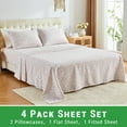 thumbnail image 5 of Gogreen 3PC Deep Pocket Twin Sheet Set Fit 14", Breathable Microfiber Super Soft Twin Size Sheet Set, Luxury Hotel Style Home Decor Twin Bed Sheet Set, Gift for Women, Men, 5 of 11