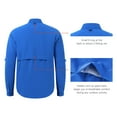 thumbnail image 3 of BASSDASH Men's Performance Fishing Shirt Button Down Long Sleeve UPF 50 Quick Dry FS21M, 3 of 8
