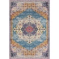 thumbnail image 1 of Amer Rug MAN32606 Tapis de Zone Tissé à la Machine 2 Pi. 6 Po. x 6 Pi. Manhattan 3 - Bleu, 1 of 1