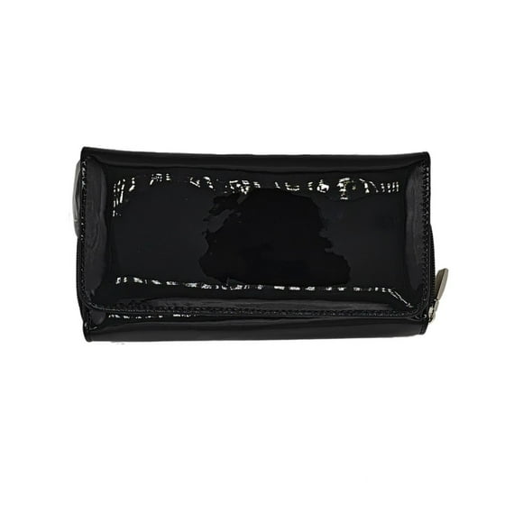 Cartera de Piel Charol FANA Gaga Negro