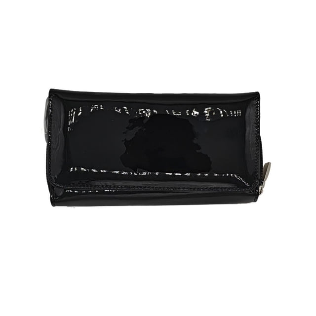 Cartera de Piel Charol FANA Gaga Negro