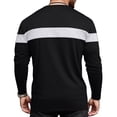 thumbnail image 5 of Men's New Casual Street Exercise Crewneck Long Sleeve Shirt, Spring Fall Sporty Style Top for Daily Wear,Gray,L, 5 of 5