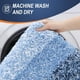 thumbnail image 5 of Alfombras de baño OLANLY, microfibra extra suave, azul marino, 120 x 43 cm, 5 of 6