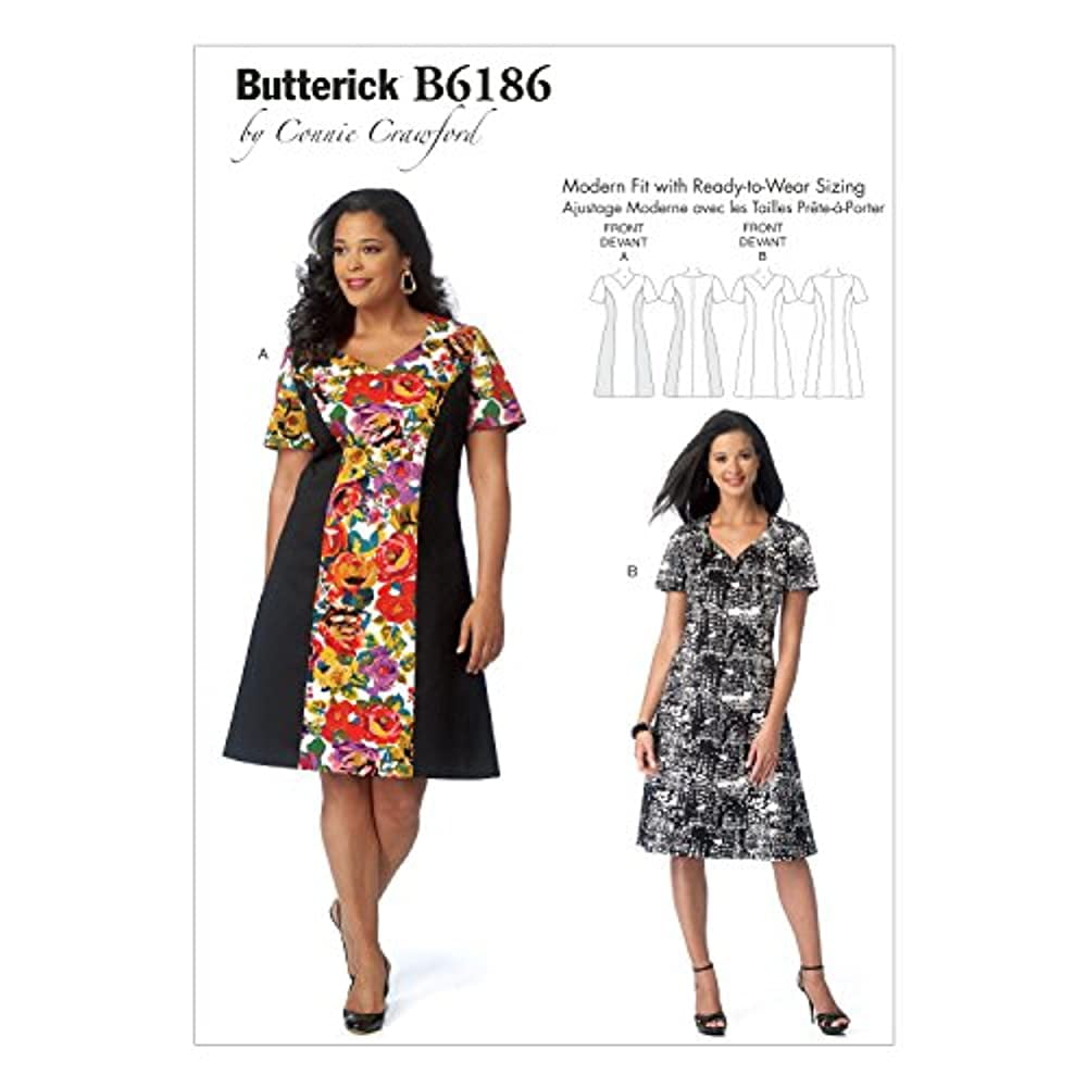 BUTTERICK PATTERNS B6186WMN Misses Women s Dress Sewing Template Woman ...