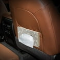 thumbnail image 6 of SEWOART Chic Beige Car Napkin Box with Rhinestone Decoration for Car Visor Easy to Mount, 6 of 6