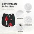 thumbnail image 6 of Picia Amanita Mushroom Pattern Women's 2 in 1 Athletic Running Shorts High Waisted Workout Casual Gym Sweat Shorts with Comfy Liner Zipper Pockets-XX-Large, 6 of 9