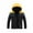 Black, variant on Utlike Boys Padded Jacket Autumn Winter Warm Casual Fashion Combination Thick Padded Hooded Coat Boys School Jackets Regular Fit Size 11