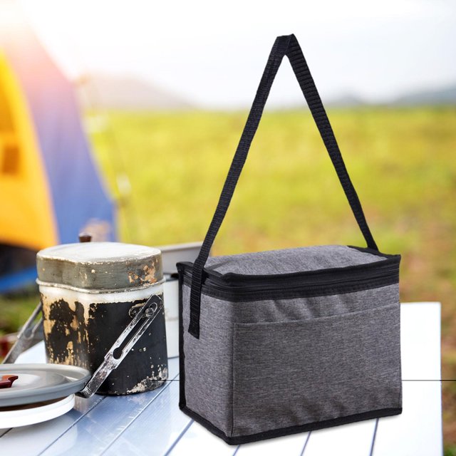 Bolso de bolsas más enfriador bolsas de comestibles para mujeres para hombres de pesca Gris