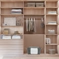 thumbnail image 5 of Unique Bargains 1 Pack Clothes Storage Bags Moving Bags Grey 21.5*14*8in, 5 of 7