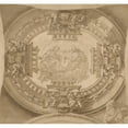 thumbnail image 2 of Francisco Rizi 16x15 Black Ornate Wood Framed Double Matted Museum Art Print Titled - Study for a Ceiling with the Virgin and Christ in Glory (1678), 2 of 5