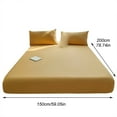 thumbnail image 2 of SIfdSeng Get it Fast Solid Color Bed Cover Class A Full Solid Color Washed Baby and Grade Bedspread Cover Imitation Pure Bed Sheet, 2 of 4