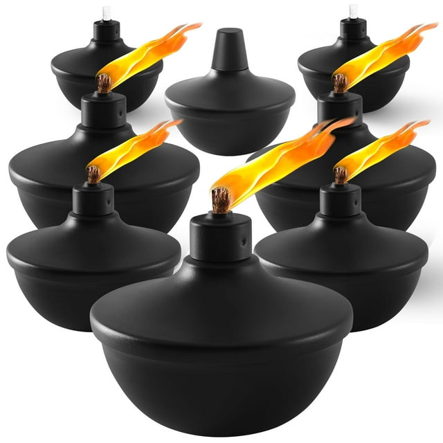 Antorchas de Mesa de Metal ZSPENG Recargables de 23.5 oz Paquete de 8