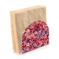 thumbnail image 3 of BZSMCE Napkin holder Creative Carpet Of Flowers Printed Classic Napkin Holders for Tables, Dining Table Napkin Holders for Kitchen, 3 of 9