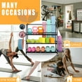 thumbnail image 4 of Weight Rack for Dumbbells, Dumbbell Rack, Home Gym Storage Rack with Wheels, 4 of 9