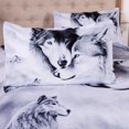 thumbnail image 4 of Juego De Funda Nórdica De Poliéster, Juego De Funda Nórdica De Ropa De Cama Suave De Lobo De 3 Piezas Resultados Impresionantes, 4 of 8