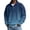 002 Dark Blue, variant on Waffle Polo Shirts for Men Loose Fit Gradient Turndown Collar Long Sleeve Shirt Casual Golf Pullover