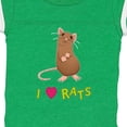 thumbnail image 4 of Inktastic I Love Rats Boys or Girls Baby Bodysuit, 4 of 5