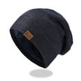 thumbnail image 2 of MESSUEN Brimless Hats Brimless Cap Skull Hat Men Skull Cap Brimless Hats for Women Skull Caps Beanie for Men Navy M, 2 of 6