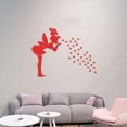 thumbnail image 2 of Bearachild Pegatina de espejo 3D de elfo de hadas DIY, regalo de Navidad, pegatinas de pared, estrellas de cuento de hadas, calcomanías acrílicas, papel Decoración del hogar Rojo Bearachild JJ11076-04, 2 of 2