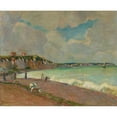 thumbnail image 2 of Armand Guillaumin 24x20 Black Ornate Framed Double Matted Museum Art Print Titled: Channel Landscape (circa 1890), 2 of 5