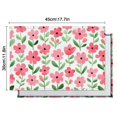 thumbnail image 6 of Pioneer Flower Floral Print Pattern Summer Placemats Table Placemats Set Of 4-Linen Kitchen Washable Placemats Table Mats 12x18 Inch Non-Slip Heat Resistant, 6 of 6